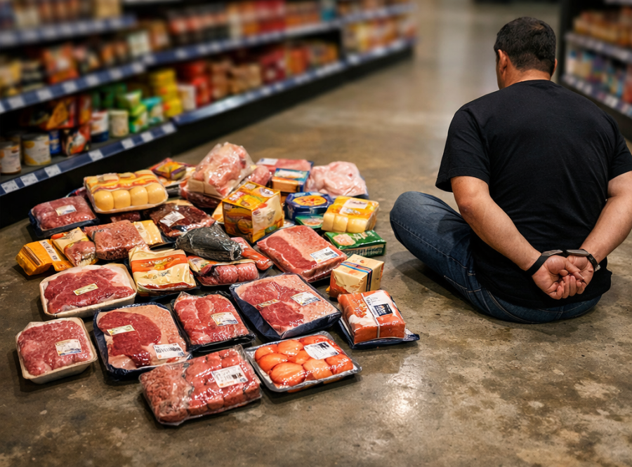Homem é preso após furtar alimentos em supermercado no Centro de Garopaba