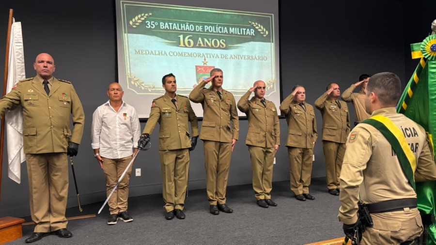 35º Batalhão de Polícia Militar celebra 16 anos de atuação