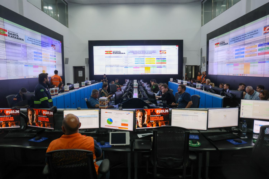 Com adesão recorde, Santa Catarina encerra maior simulado de desastres do Brasil