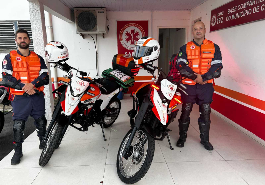 Motolâncias ampliam agilidade no atendimento de urgência e emergência em Criciúma