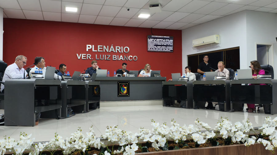 Câmara de São Ludgero analisa projetos voltados à saúde, educação e assistência estudantil em sessão ordinária