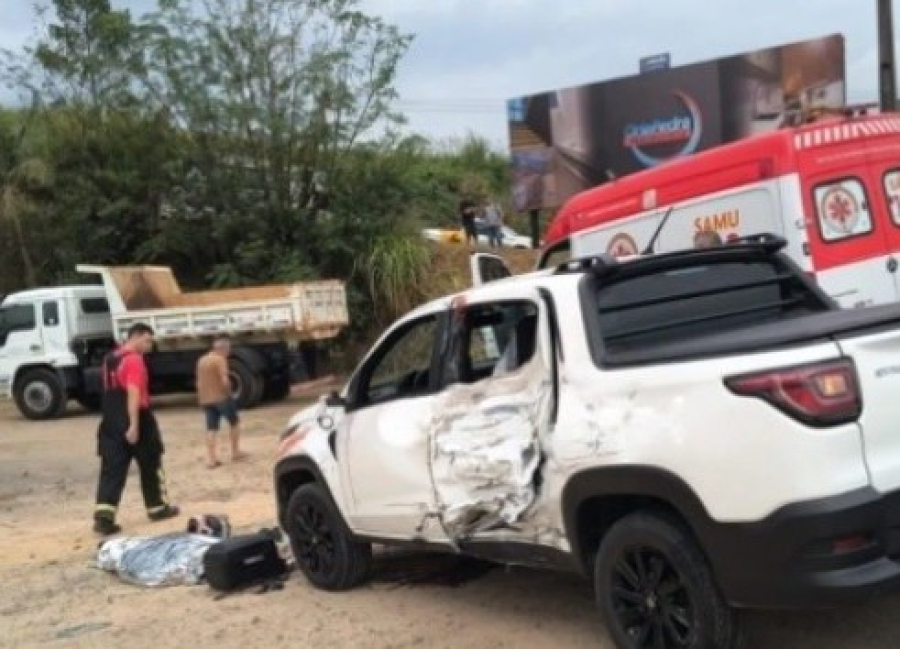 Motociclista morre em colisão na SC-108 entre Orleans e Nova Orleans