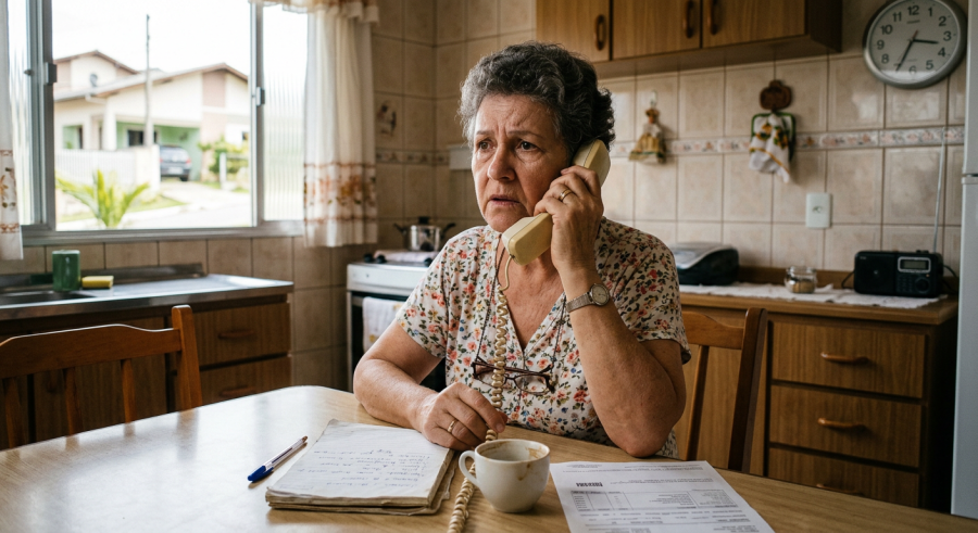 Idosa é vítima de estelionato em Maracajá após golpe do INSS