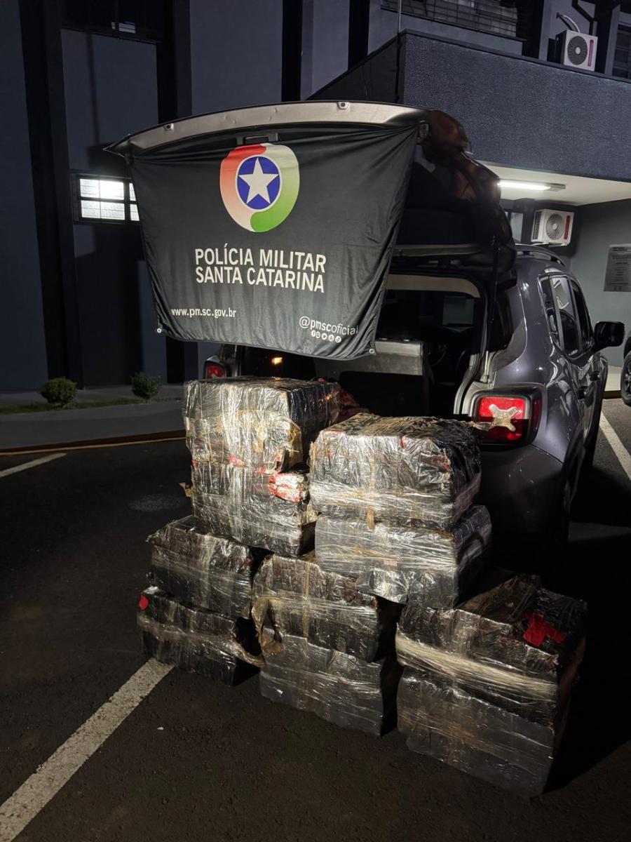 Ação conjunta da PMRv-SC e PMSC apreende cerca de 306 kg de maconha em Caçador 