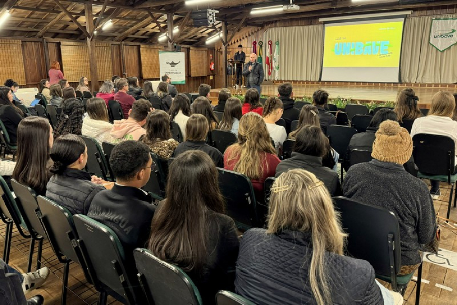 Unibave realiza 21ª Semana Acadêmica de Enfermagem com palestras e relatos de experiências