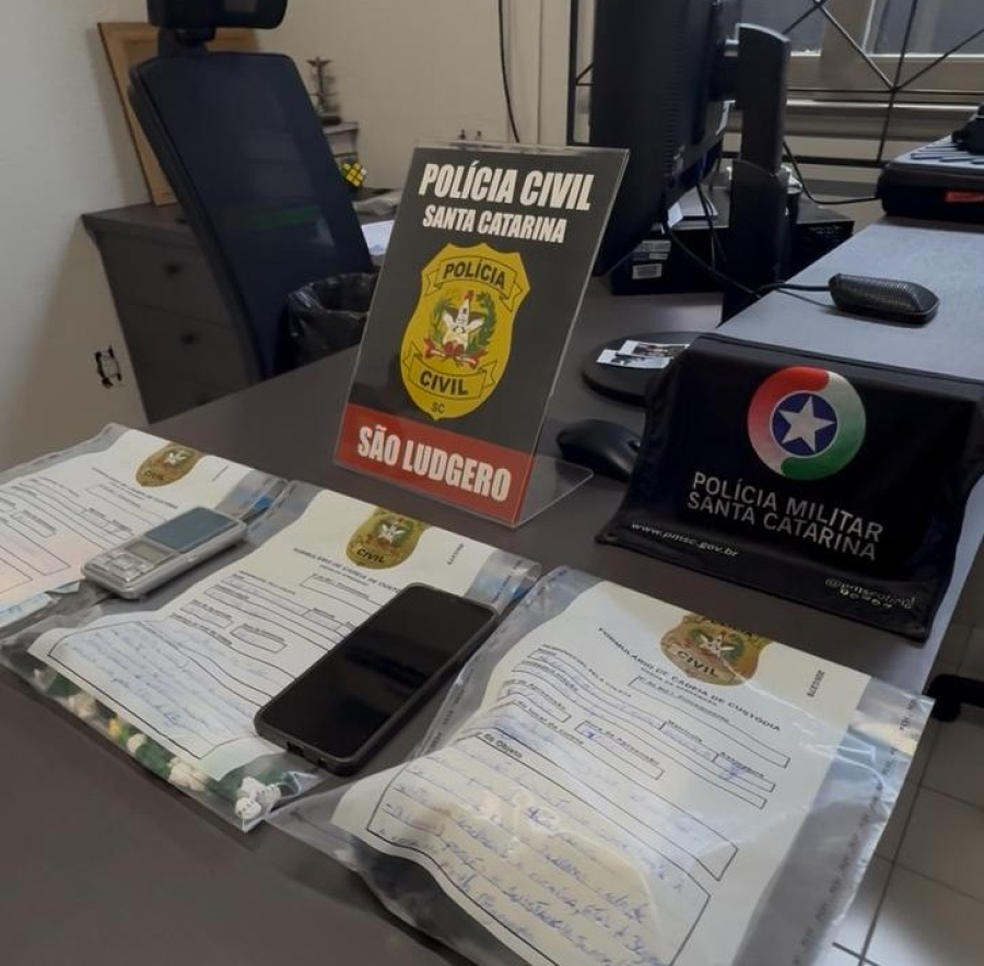 Operação conjunta entre PM e Polícia Civil prende mulher por tráfico em São Ludgero
