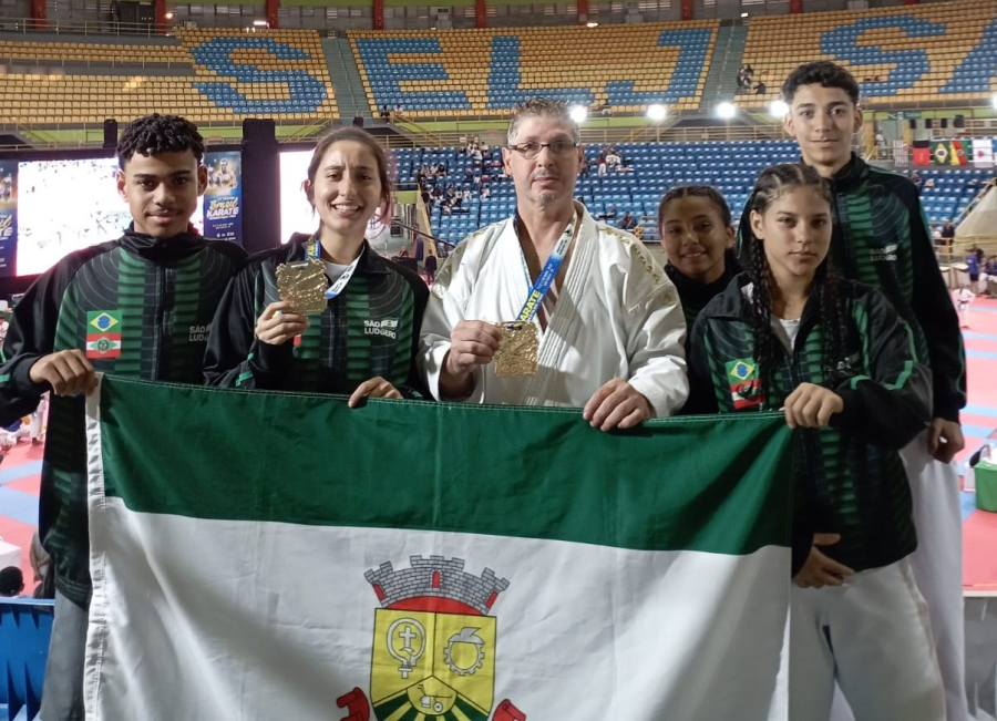 São Ludgero retorna ao cenário nacional do karatê e conquista três medalhas no Troféu Brasil Interestilos