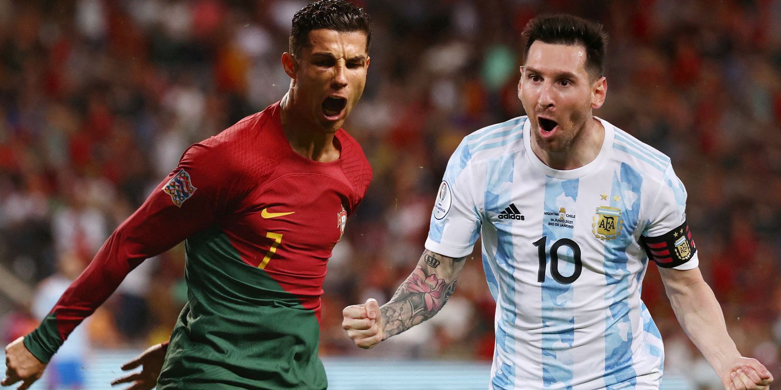 Cristiano Ronaldo e Lionel Messi preparam 