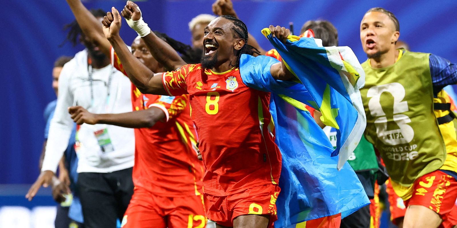 RD Congo vence de virada e segue na Copa, como Colômbia e Portugal 