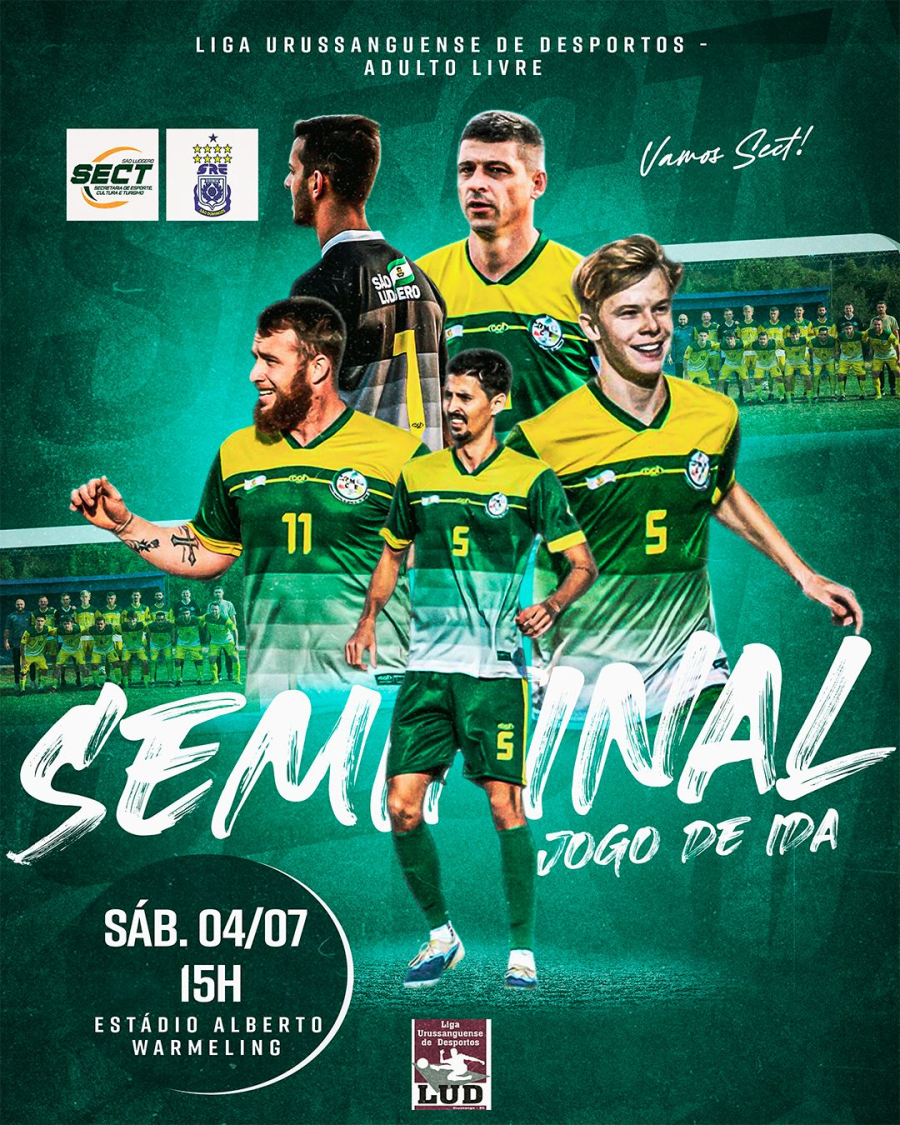 SECT São Ludgero enfrenta o São Domingos no jogo de ida da semifinal da Liga Urussanguense