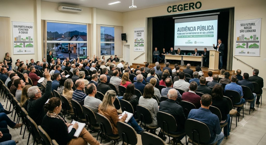 São Ludgero realiza Audiência Pública do Plano Diretor Participativo