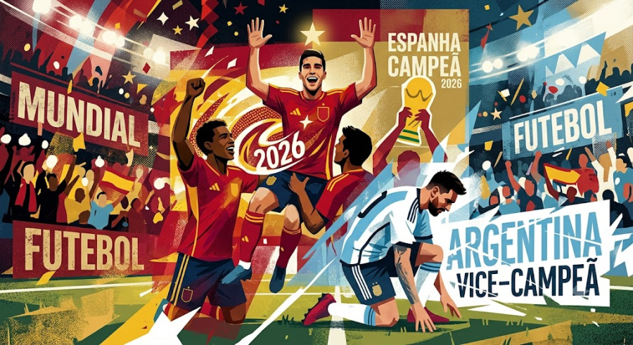 Espanha vence Argentina e conquista o bicampeonato mundial na Copa de 2026