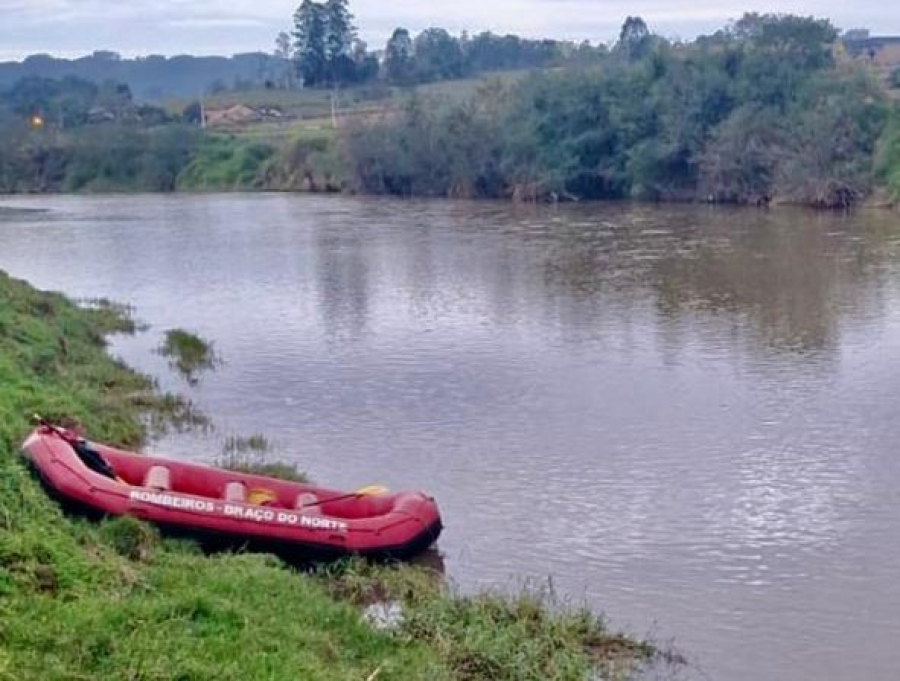 Corpo de mulher desaparecida é localizado no Rio Braço do Norte, em Braço do Norte