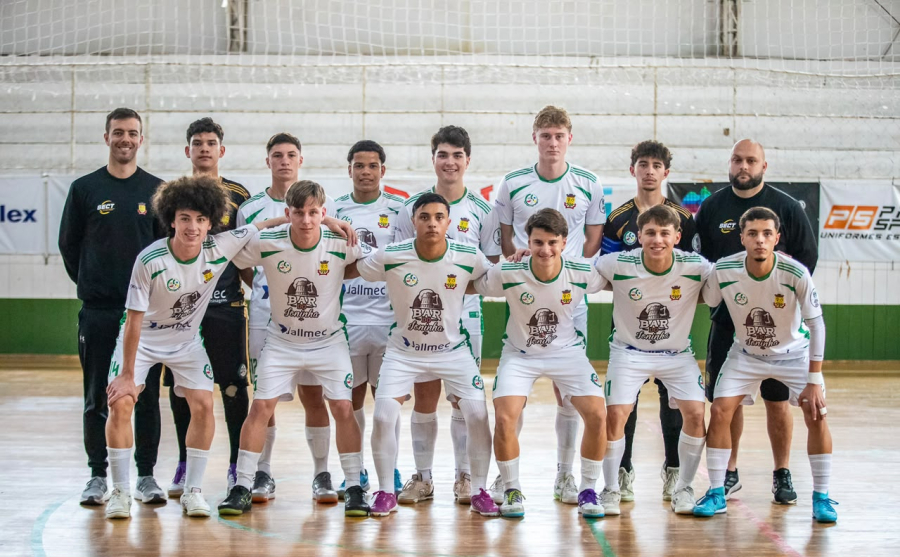 Futsal Masculino Sub-18 de São Ludgero Estreia nos Joguinhos Abertos de Santa Catarina