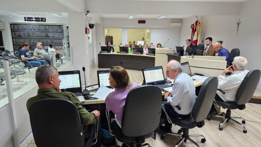 Câmara de Vereadores de Orleans Aprova Projetos de Lei e Recebe Apresentações sobre Proteção à Mulher
