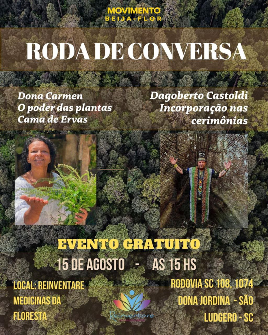 Instituto Reinventare promove roda de conversa sobre conexão, sabedoria e cura