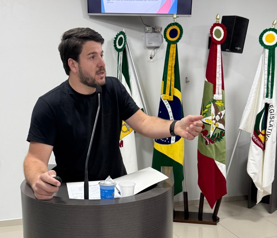 Secretário de Agricultura apresenta balanço dos últimos seis meses na Câmara de São Ludgero