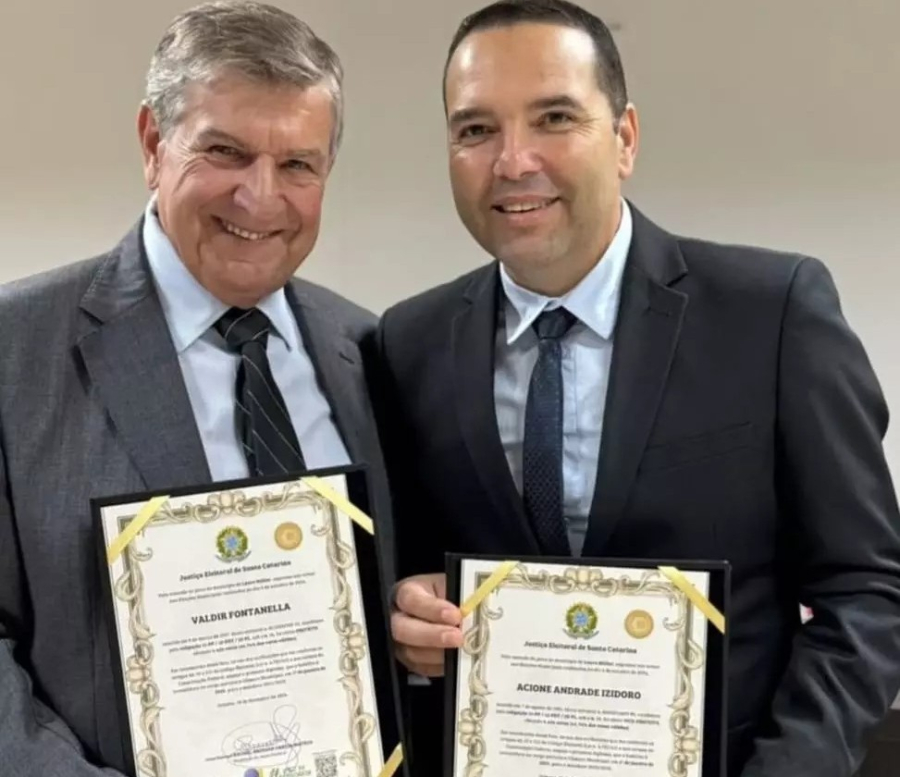 Justiça Eleitoral determina cassação dos diplomas do prefeito e vice de Lauro Müller