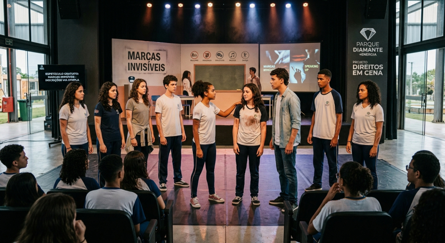Parque Diamante +Energia apresenta espetáculo 
