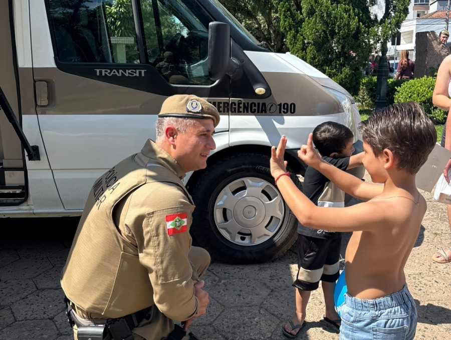 Alunos de policiais militares iniciam estágio operacional em Braço do Norte
