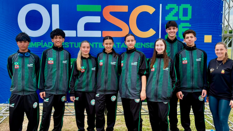 Atletismo de base de São Ludgero conquista posições de destaque na OLESC
