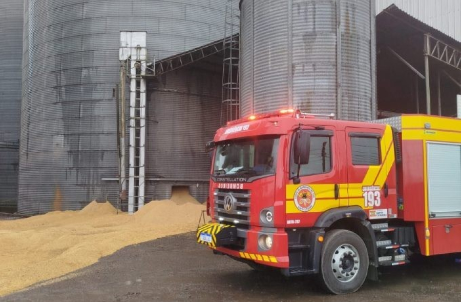 Trabalhador morre após ser soterrado em silo de grãos em Turvo