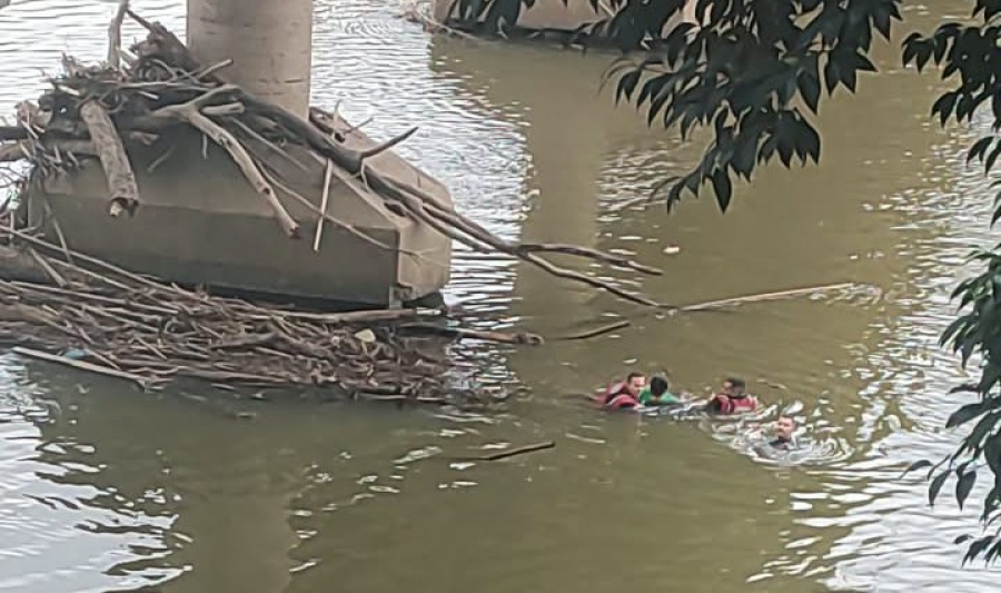 Mulher é resgatada após afogamento nas proximidades da Ponte Dilney Chaves Cabral