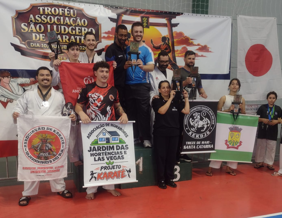 São Ludgero recebe Troféu Associação São Ludgero de Karatê