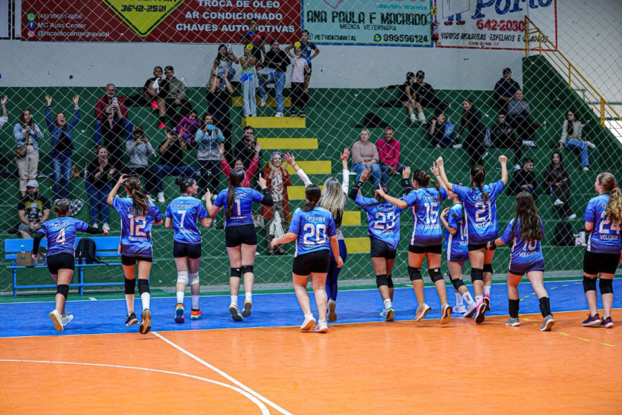 Gravatal conquista vitórias nas três categorias na Copa Regional de Vôlei