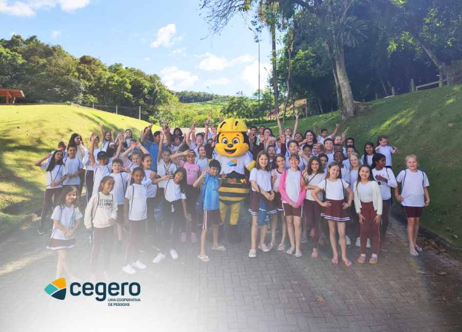 Cegero promove experiência educativa e sustentável para mais de 150 crianças no Espaço Mel